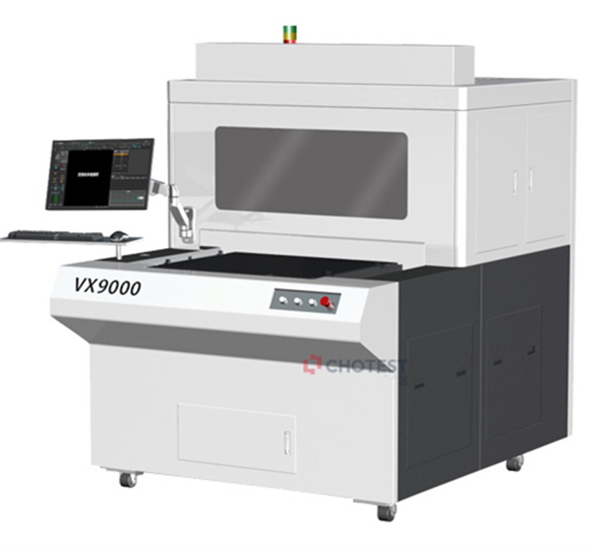 VX9000掃描式影像測量機：一鍵測量PCB孔徑、孔距、線寬、線距、平面度……